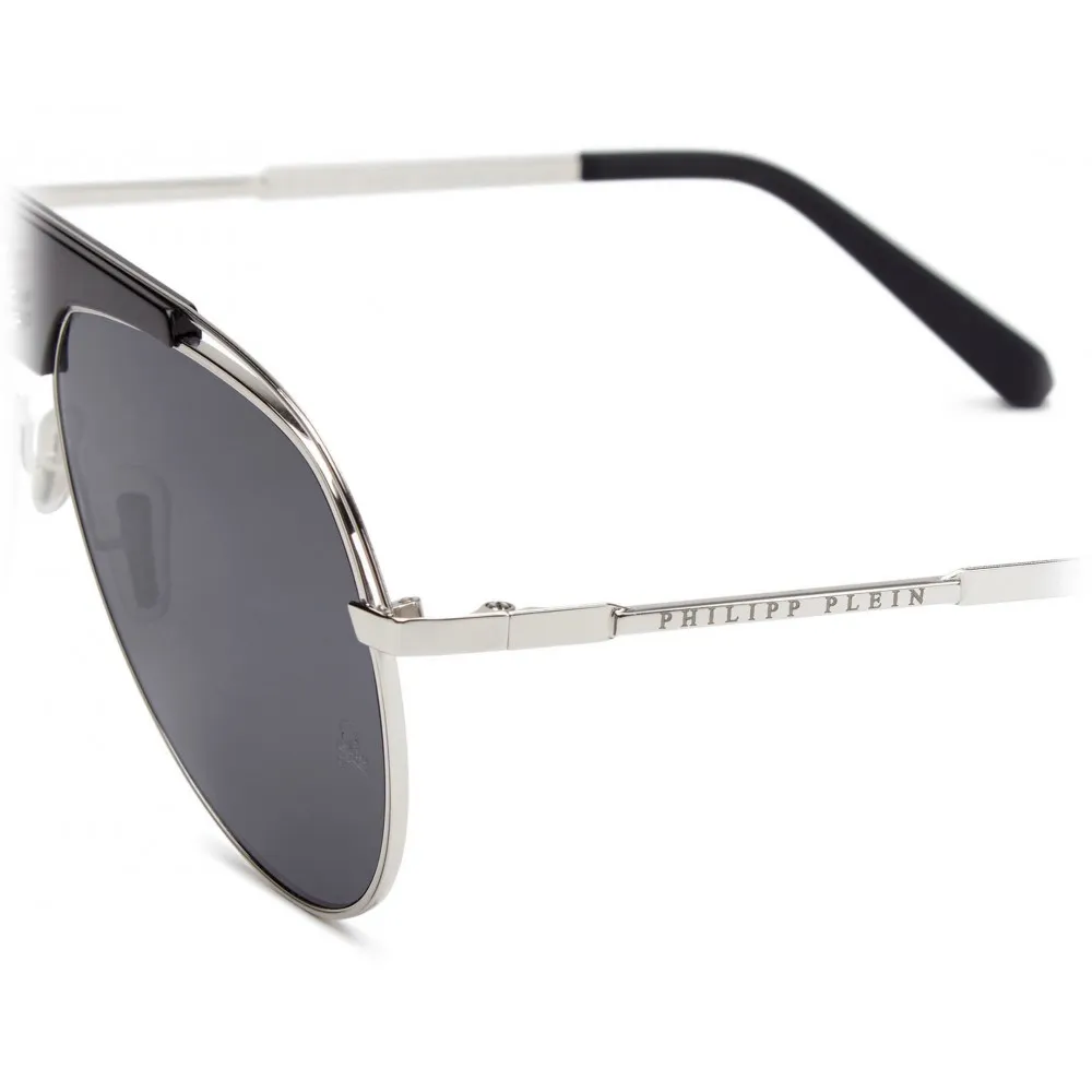 Philipp Plein - Charlie Basic Collection - Nero e Palladio - Occhiali da Sole - Philipp Plein Eyewear