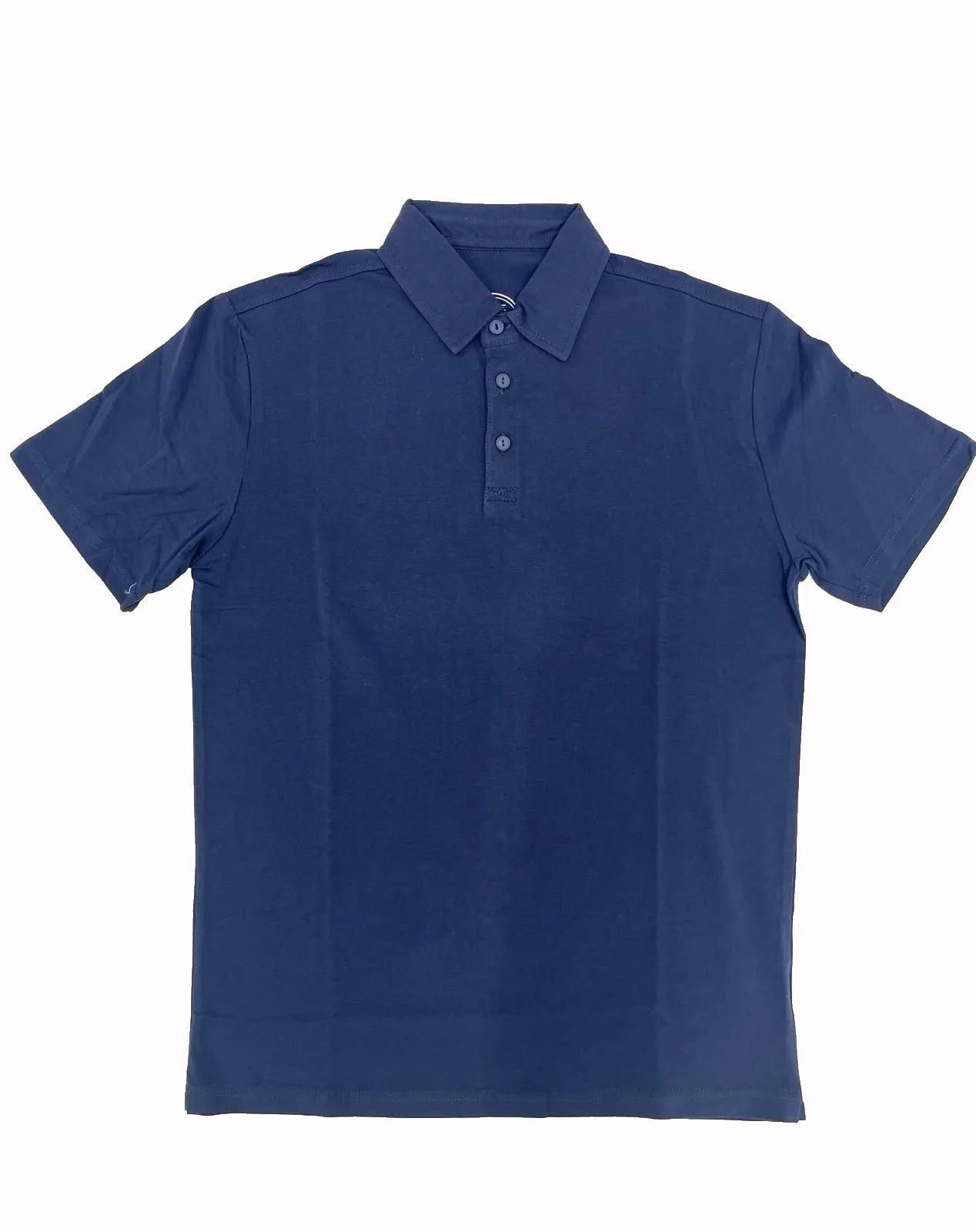 POLO BLU IN COTONE