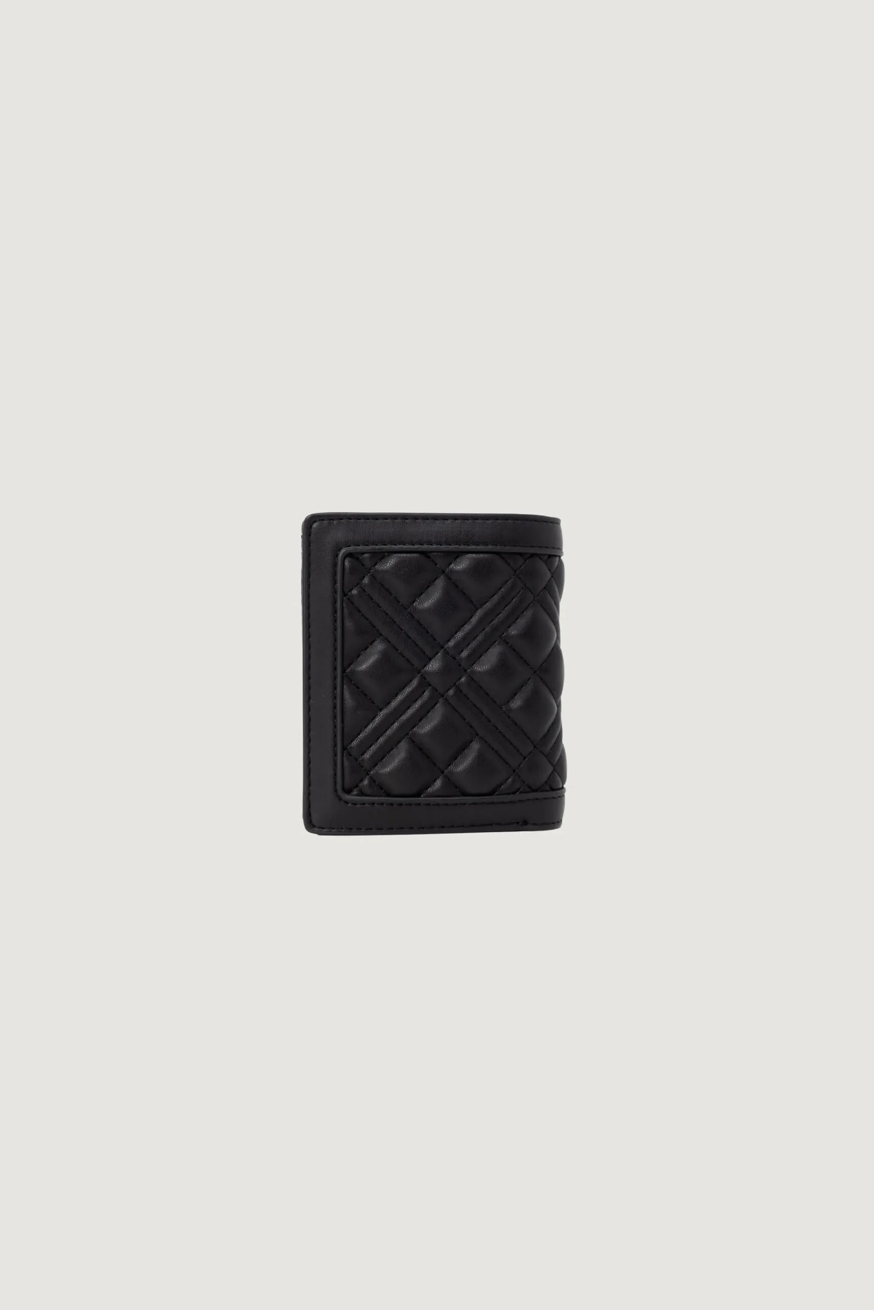 Portafoglio piccolo Love Moschino QUILTED Nero