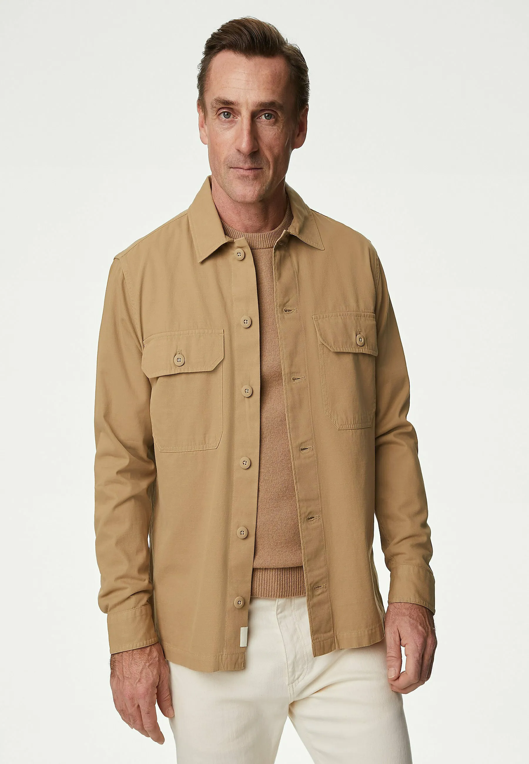 PURE COTTON OVERSHIRT - Camicia