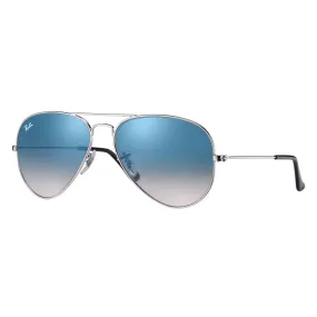 Ray-Ban - RB3025 003/3F - Original Aviator Gradient - Argento - Lente Azzurro Sfumata - Occhiali da Sole - Ray-Ban Eyewear