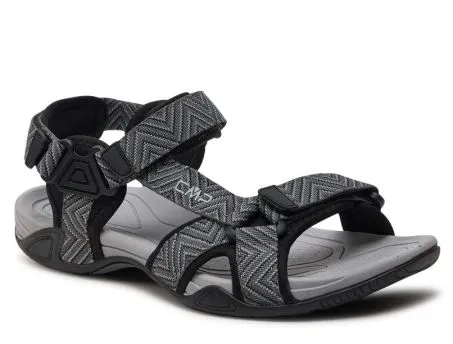 Sandali Uomo CMP Campagnolo Hamal Hiking Sandal 38Q9957 48UR Grigio Nero