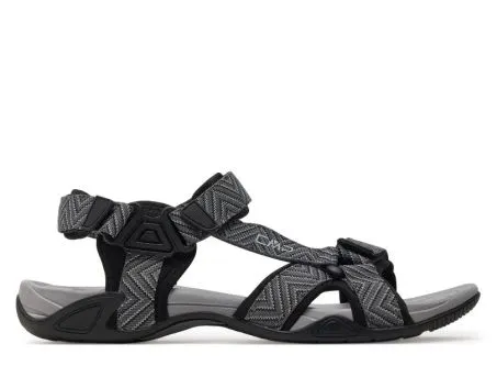 Sandali Uomo CMP Campagnolo Hamal Hiking Sandal 38Q9957 48UR Grigio Nero