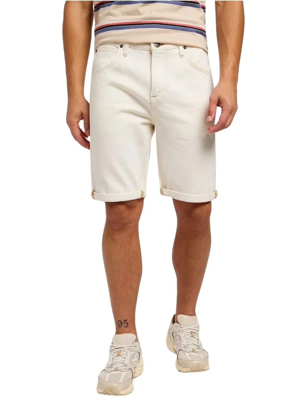 Shorts LEE Uomo 112349236 Bianco