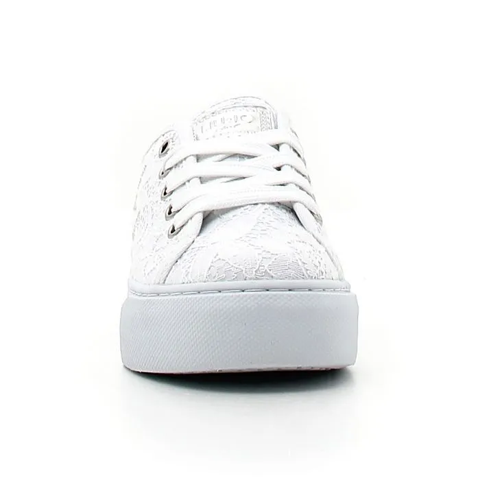 SNEAKER PIZZO BIANCO BIANCO