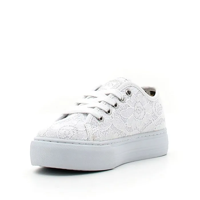 SNEAKER PIZZO BIANCO BIANCO