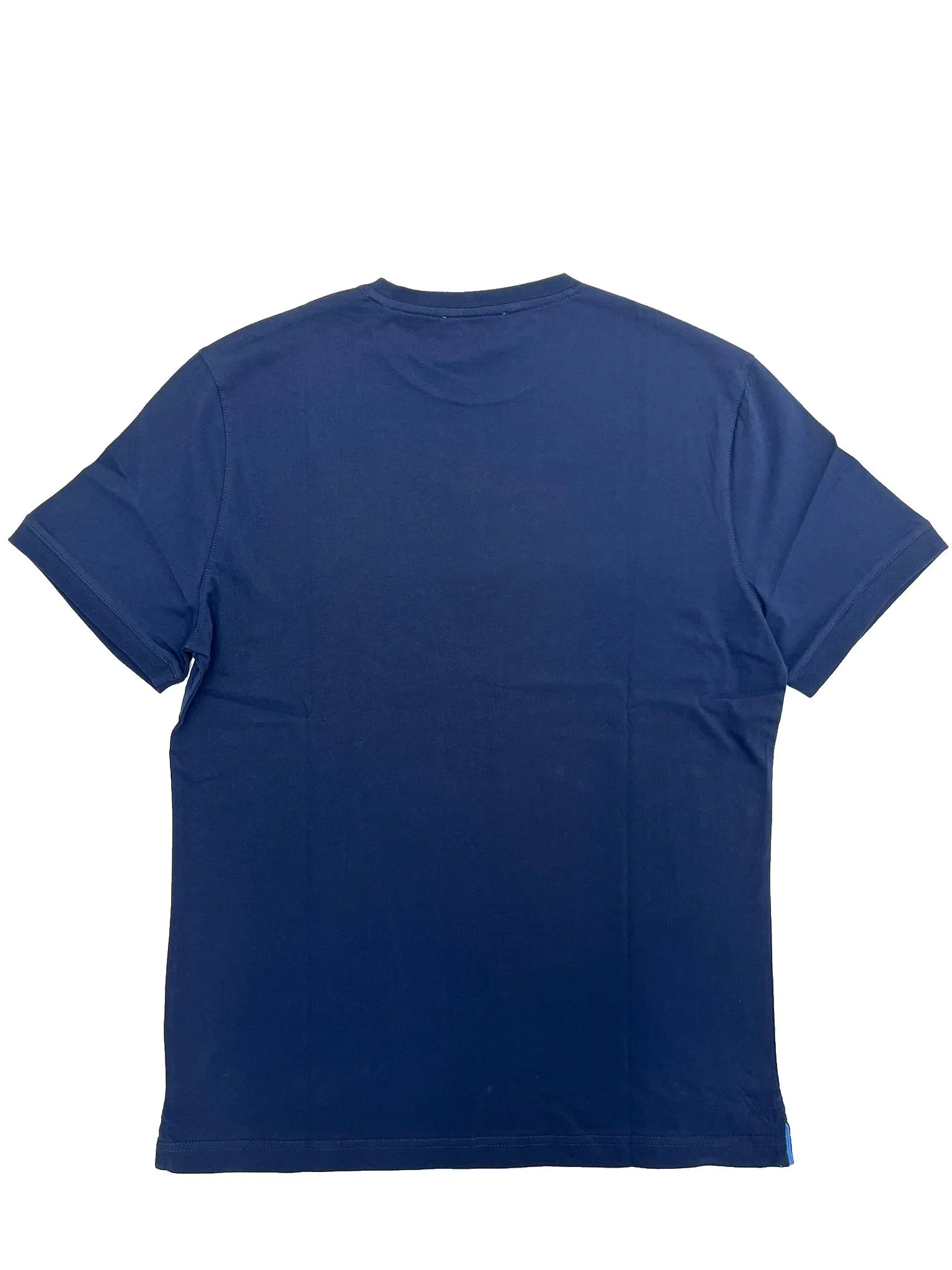 T-SHIRT BLU IN COTONE