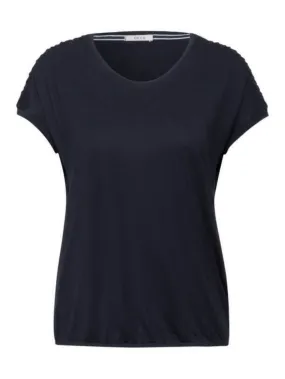 T-shirt Donna a tinta unita blue