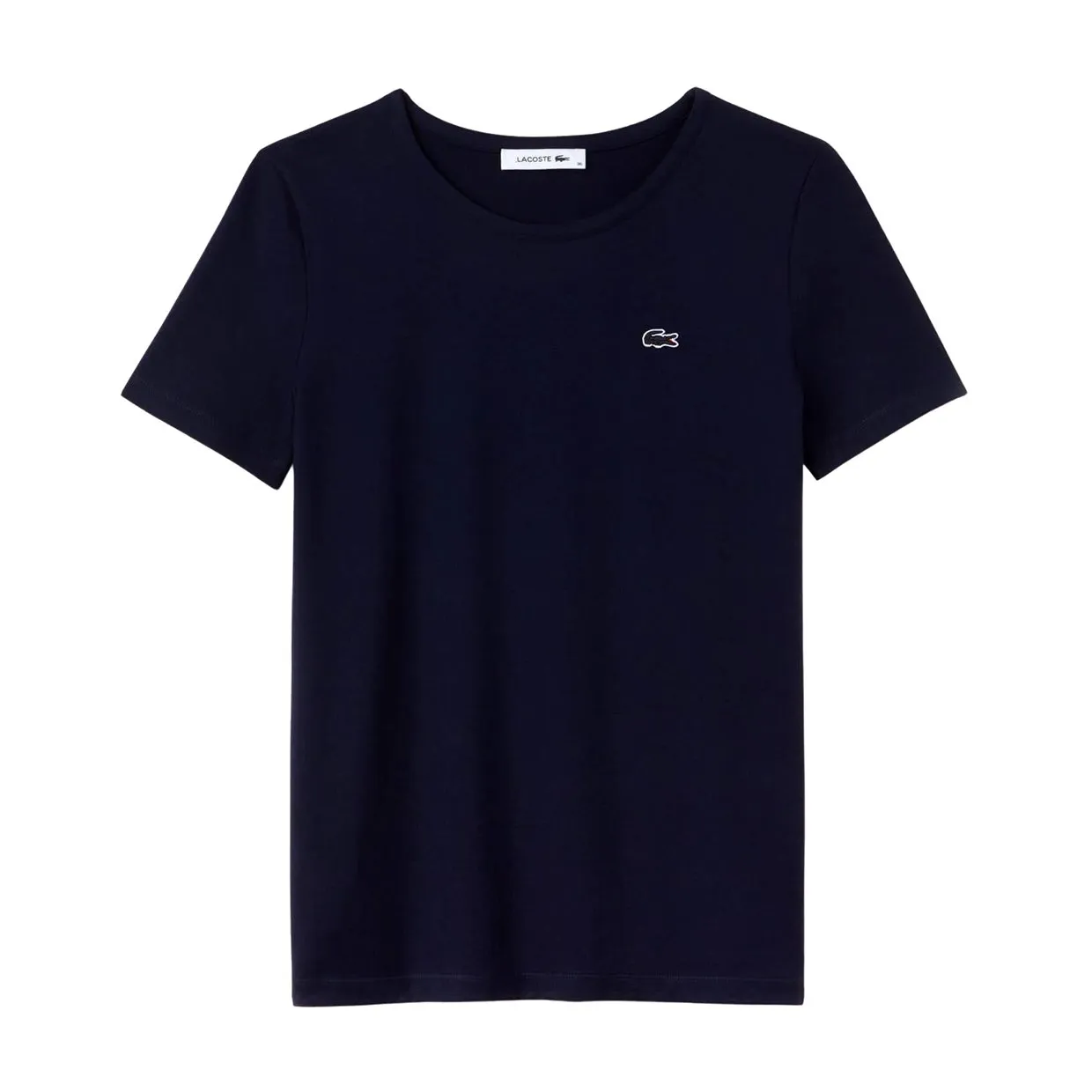 T-shirt Donna Lacoste Regular Fit Blu Navy