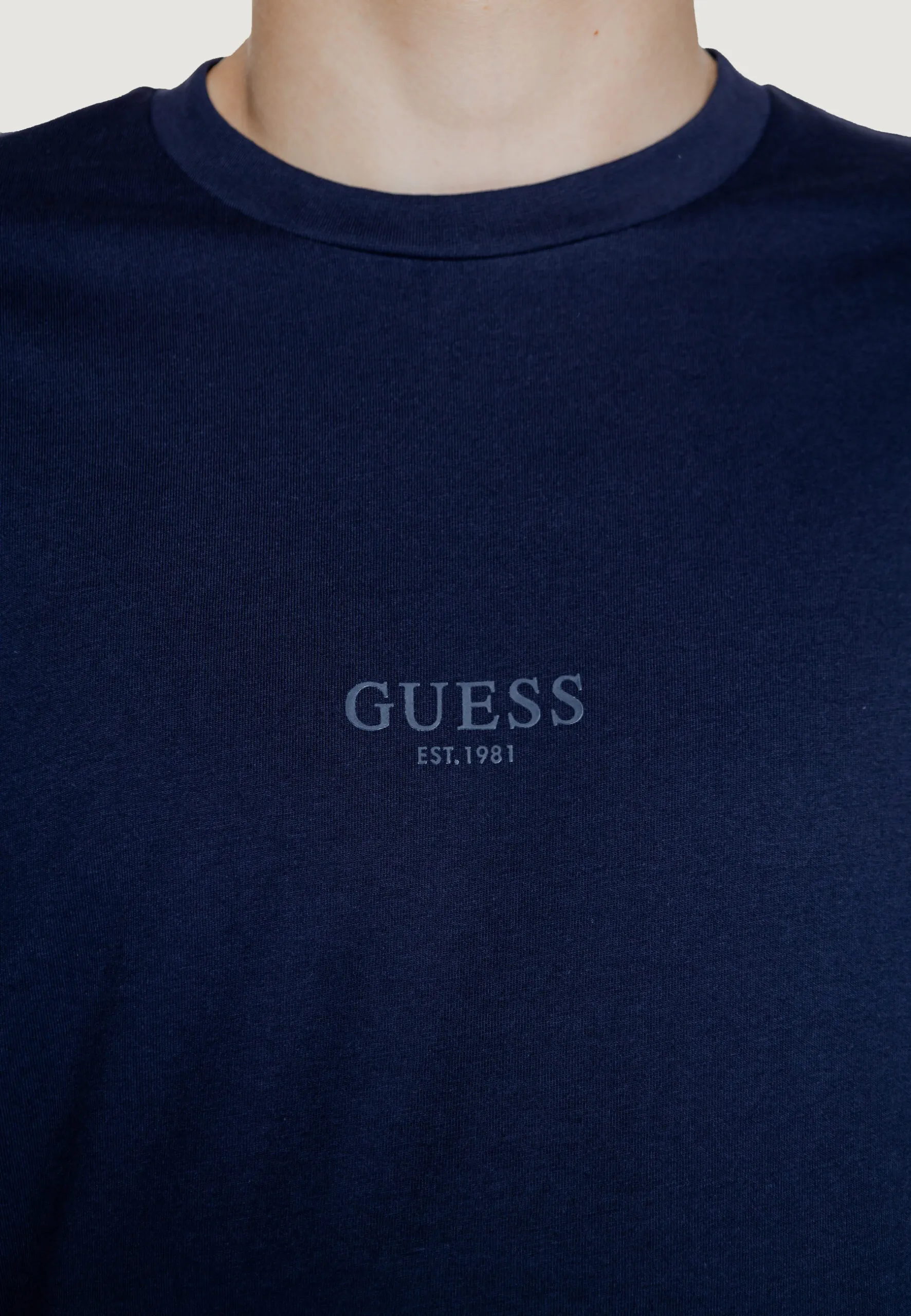 T-shirt Guess AIDY CN SS TEE Blu