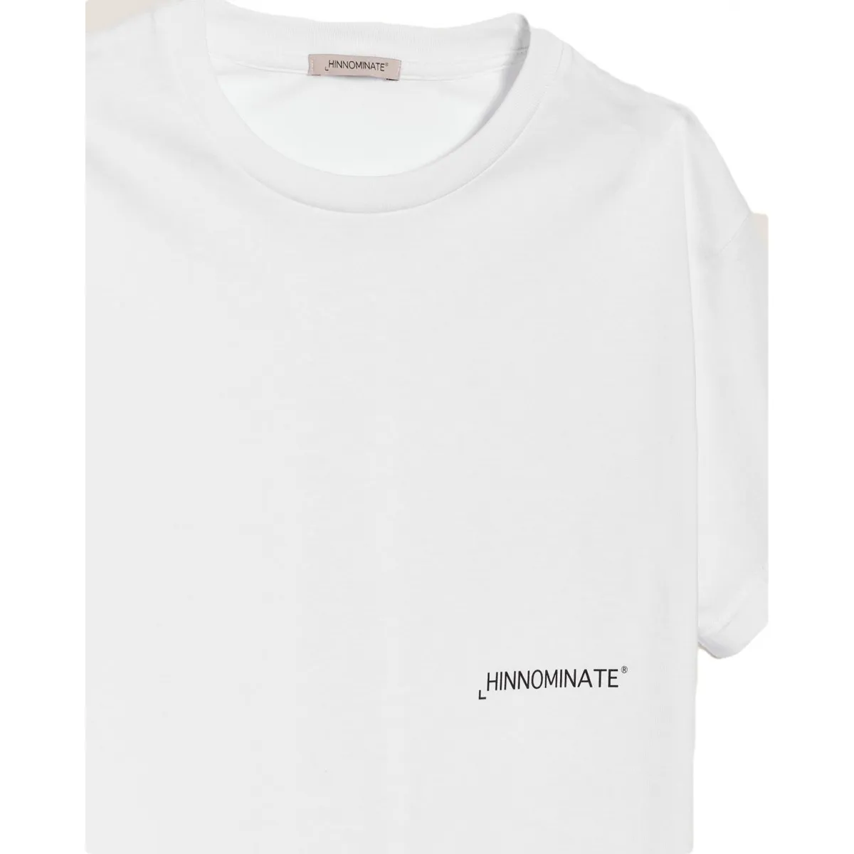 T-shirt Mezza Manica Con Stampa, Bianco