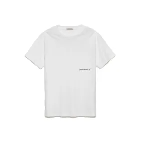 T-shirt Mezza Manica Con Stampa, Bianco