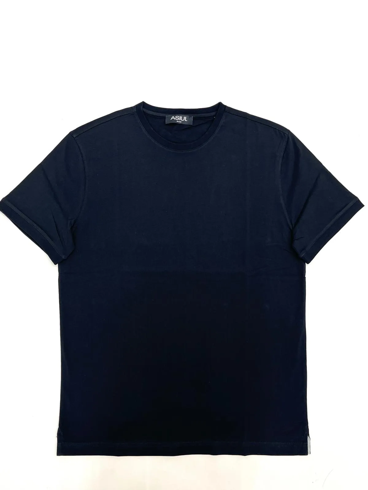 T-SHIRT NERA IN COTONE