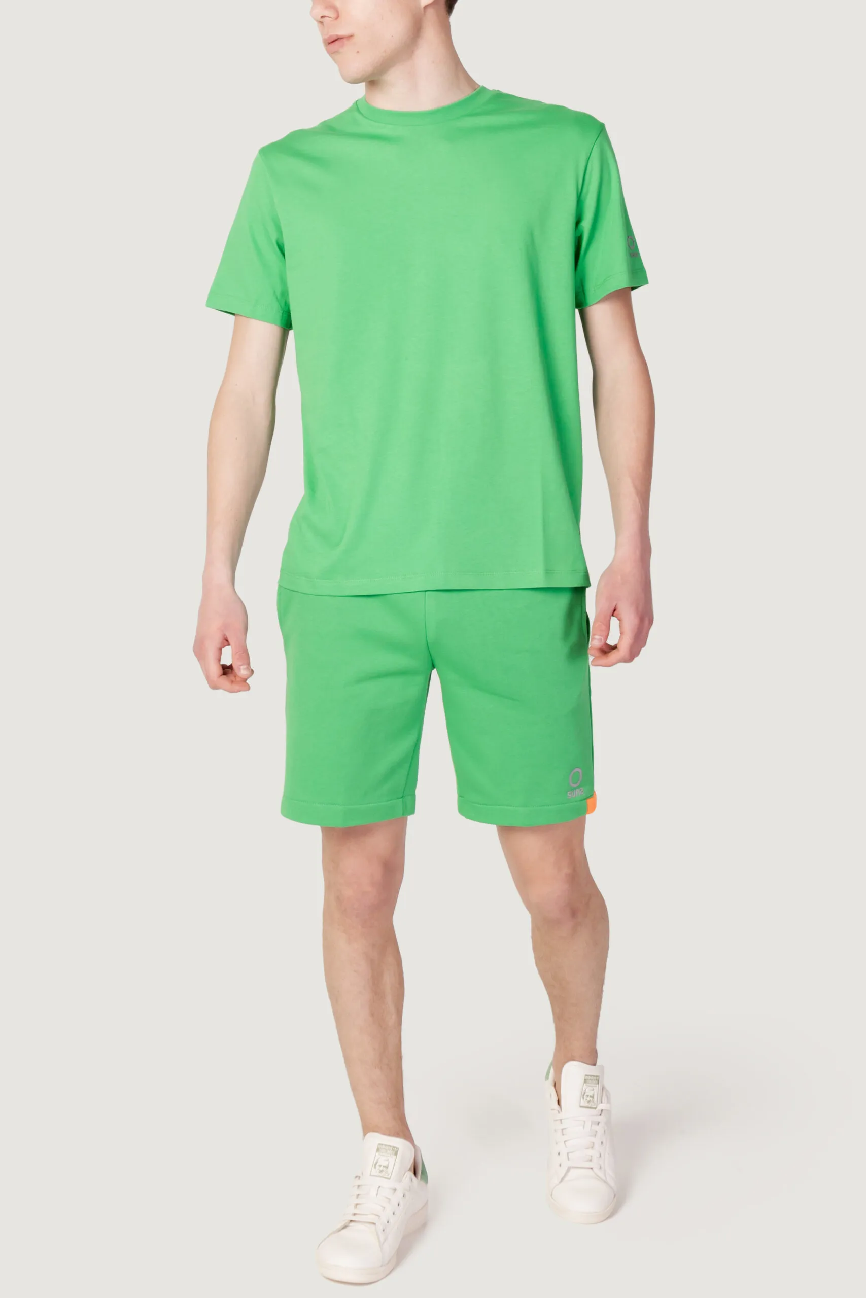 T-shirt Suns paolo basic logo Verde