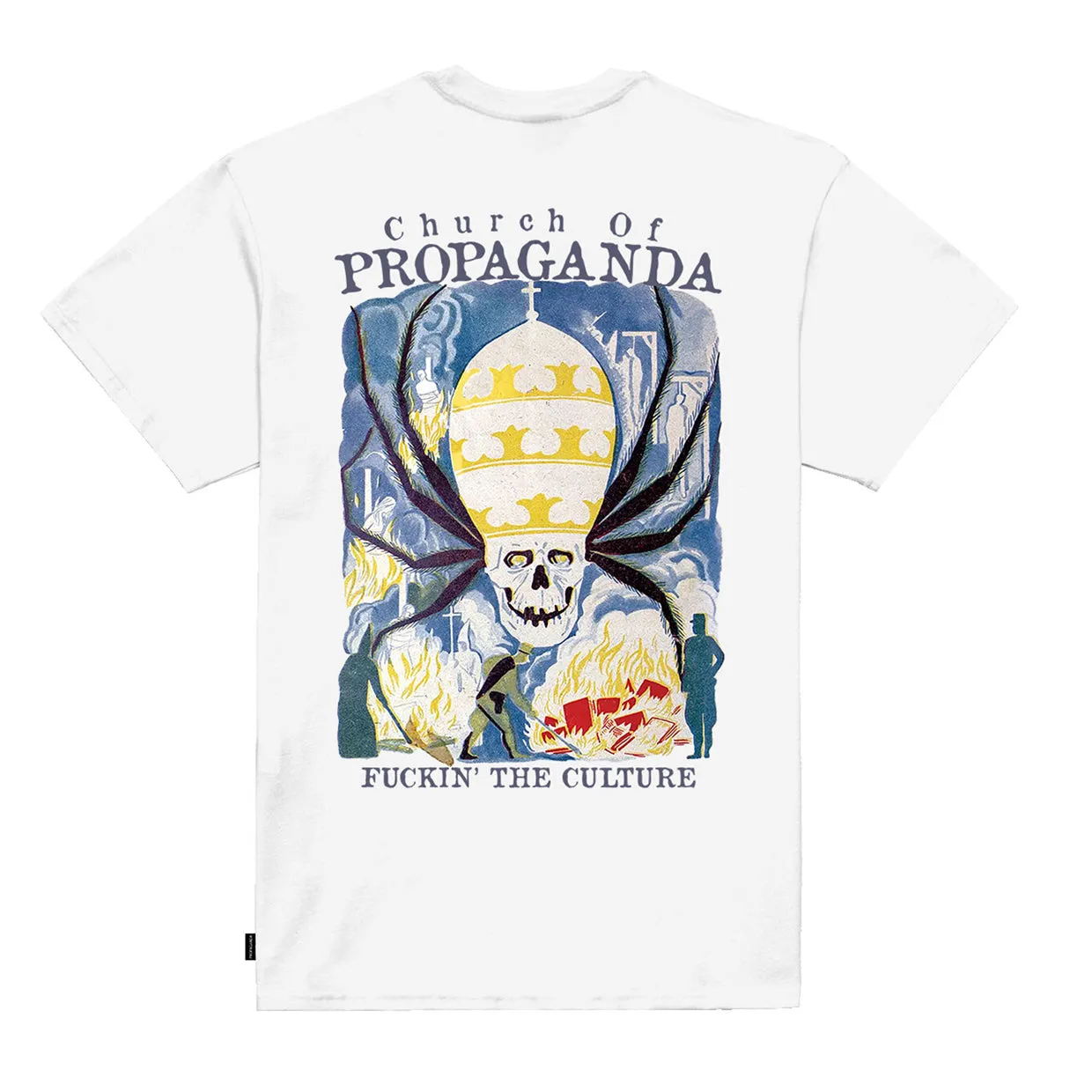 T-shirt Uomo Propaganda Bishop Bianco