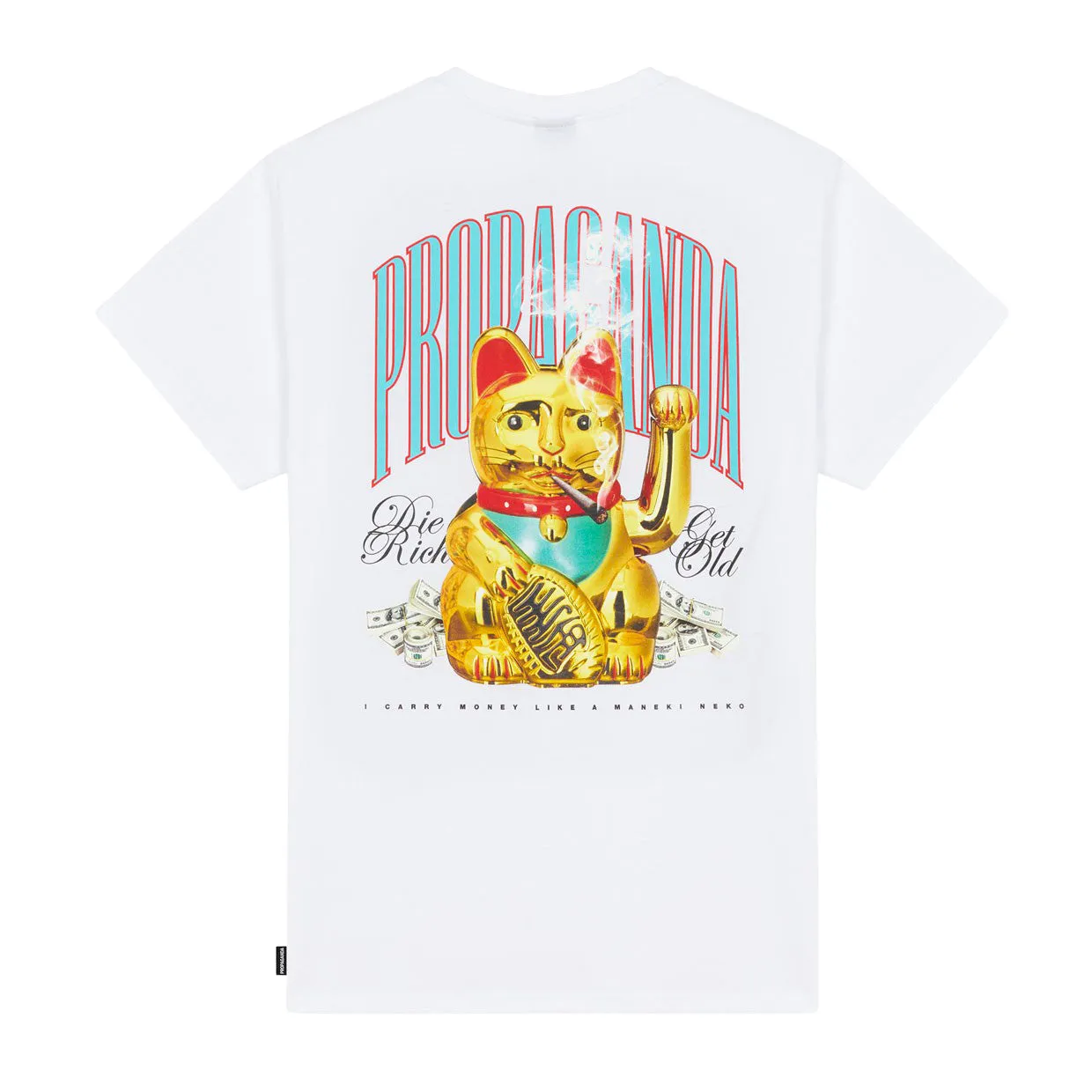 T-shirt Uomo Propaganda Maneki Bianco