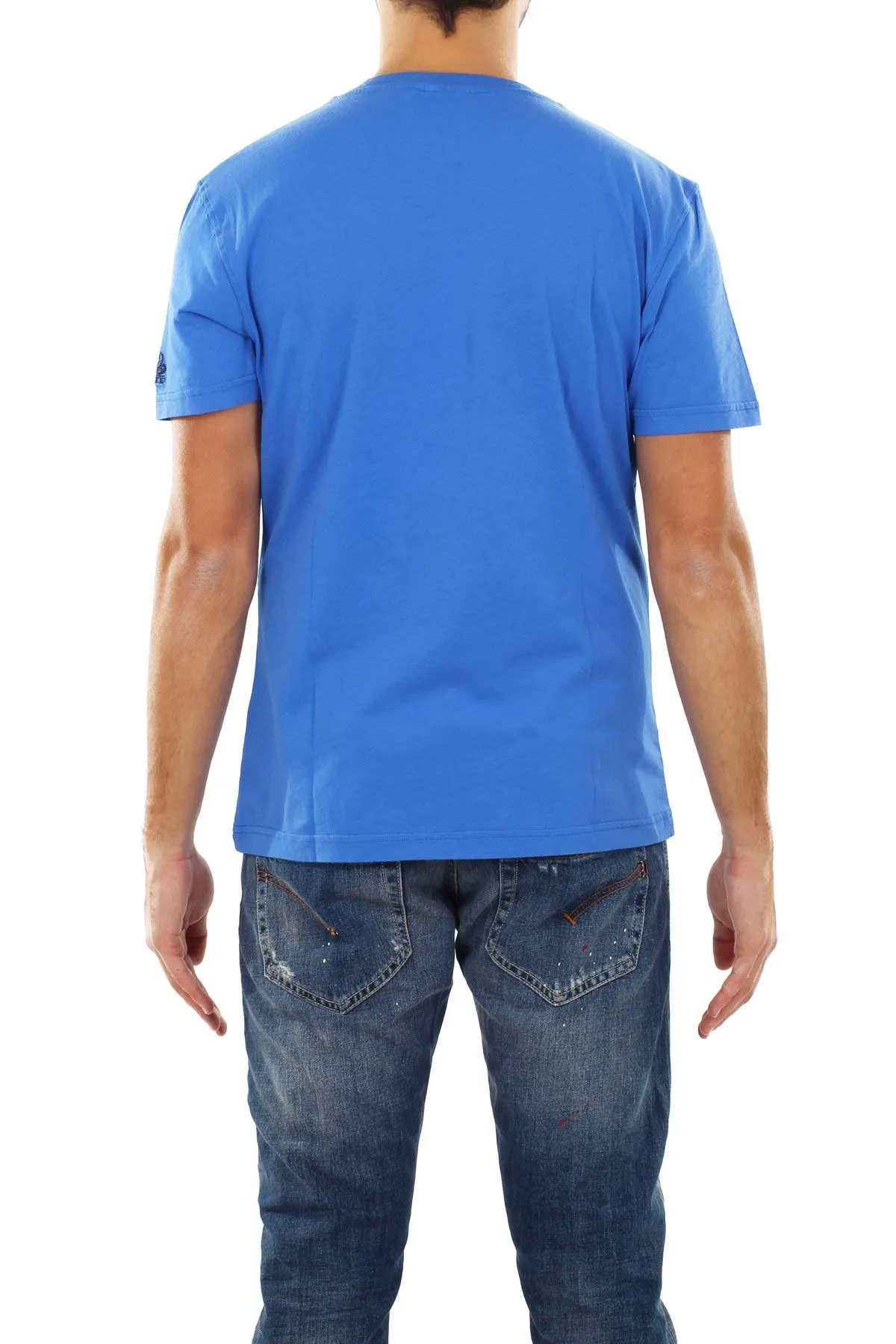 T-SHIRT 'WAREN-V-NECK' IN COTONE