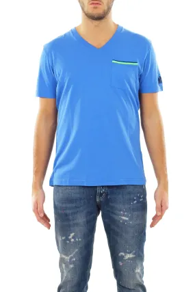 T-SHIRT 'WAREN-V-NECK' IN COTONE