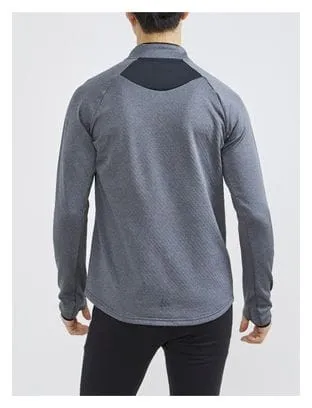 Top 1/2 Zip Craft Core Trim Thermal Grigio Uomo