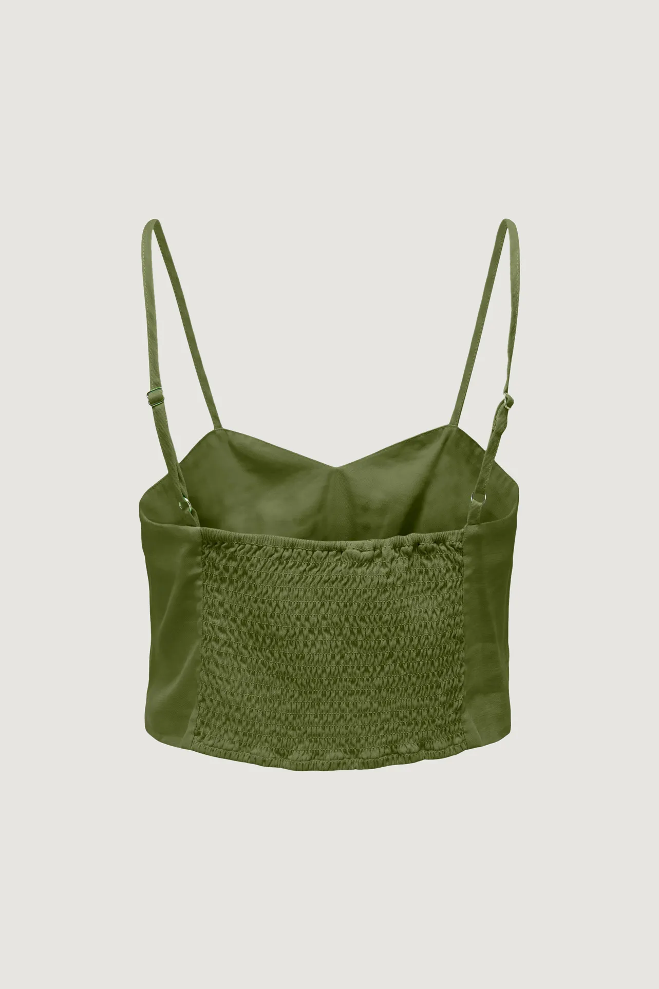 Top Only onlmago life strap crop pnt Verde