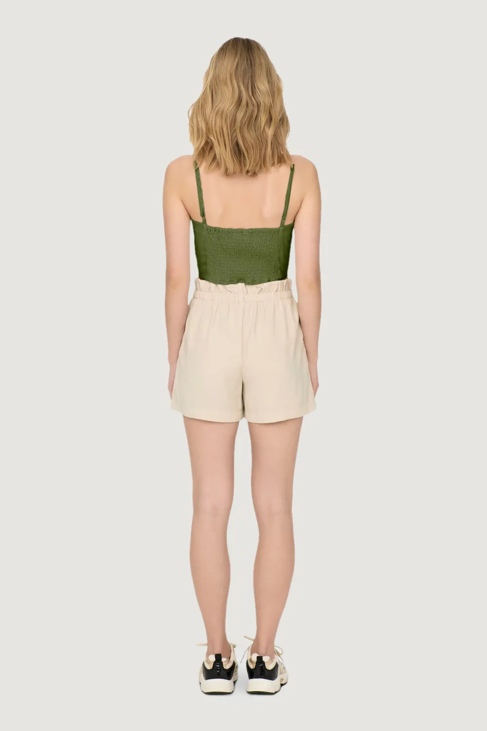 Top Only onlmago life strap crop pnt Verde