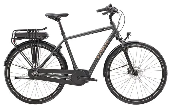 Trek District+ 1 City Bike Shimano Nexus 7S 500 Wh 700 mm Grigio 2023