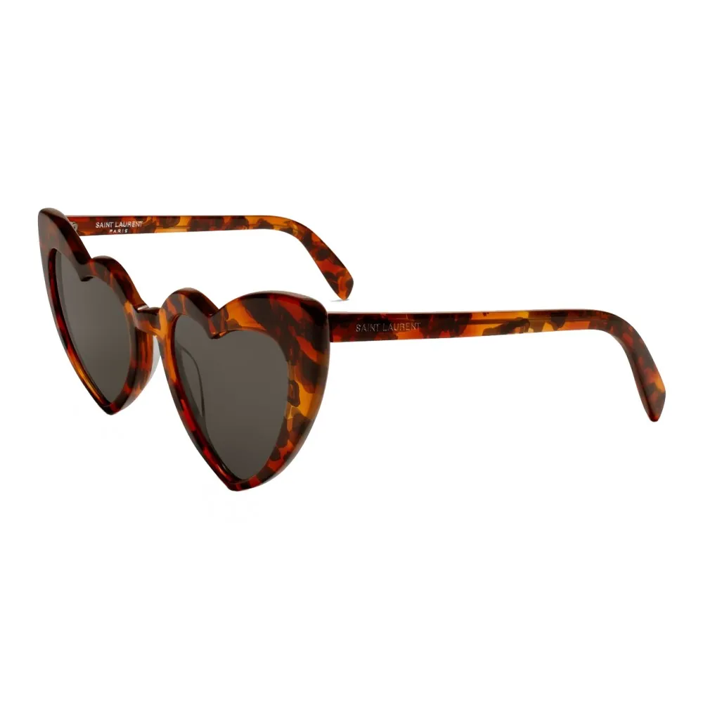 Yves Saint Laurent - Occhiali da Sole New Wave SL 181 Loulou Cuore a Motivo Leopardo - Occhiali da Sole - Saint Laurent Eyewear